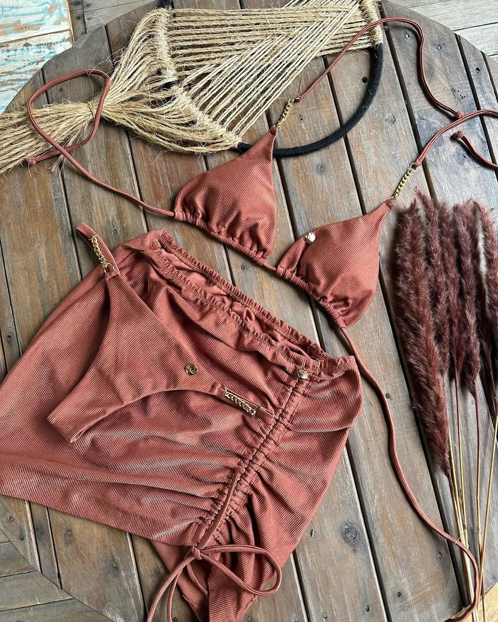 Biquíni expresso + saída de praia