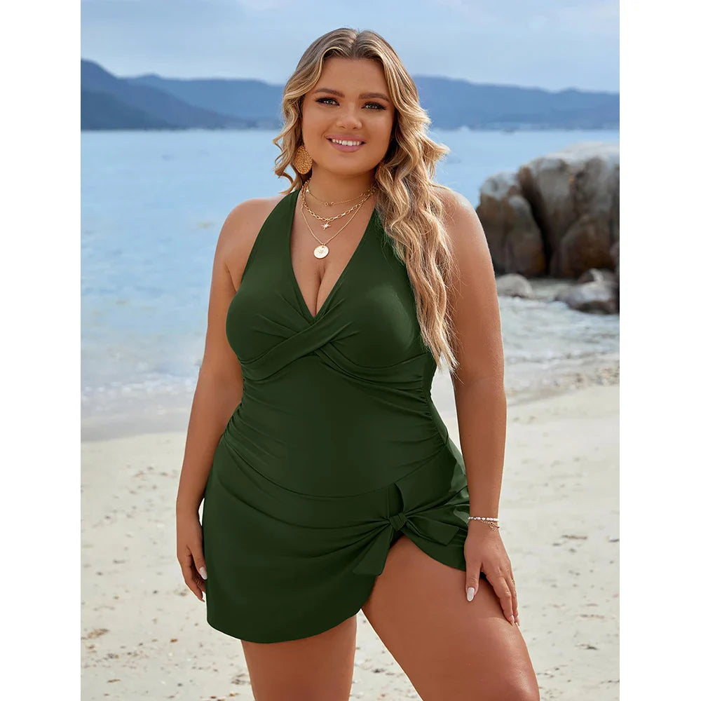 Maiô Estilo Vestido de Praia