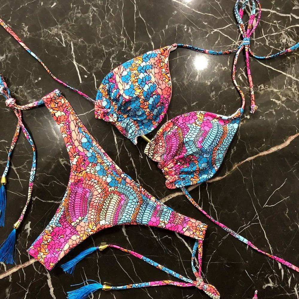 Biquíni Escamas Coloridas