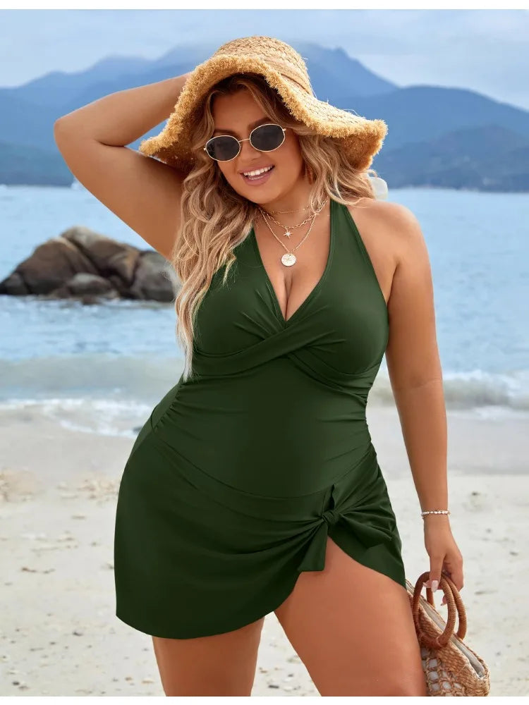 Maiô Estilo Vestido de Praia
