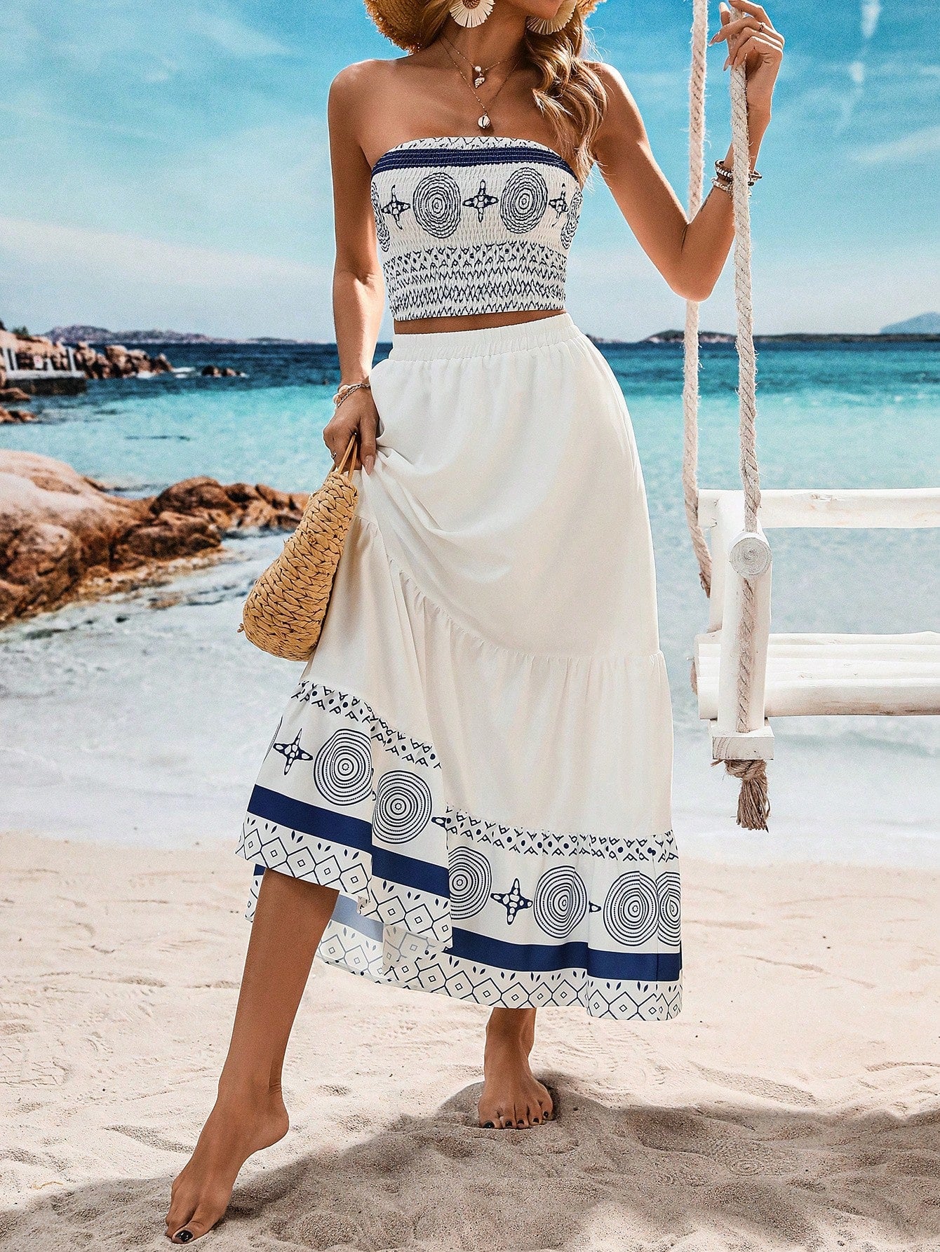 Conjunto Tropical Chic