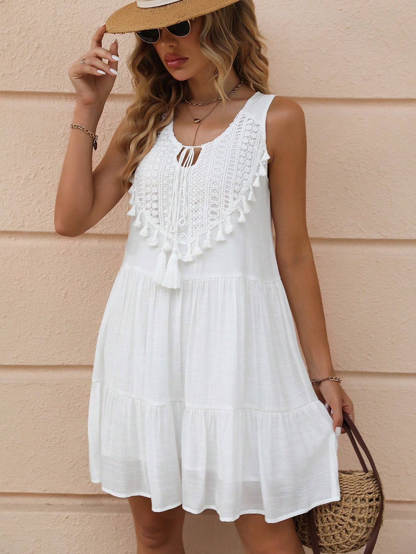 Vestido Helena Com Decote FruFru