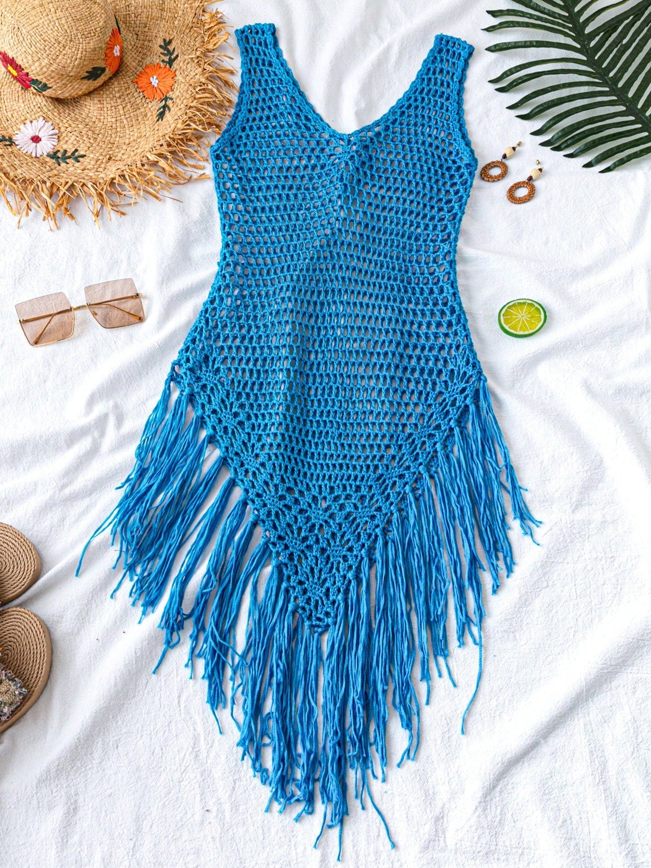 Saída de Praia Em Crochê Lavinia