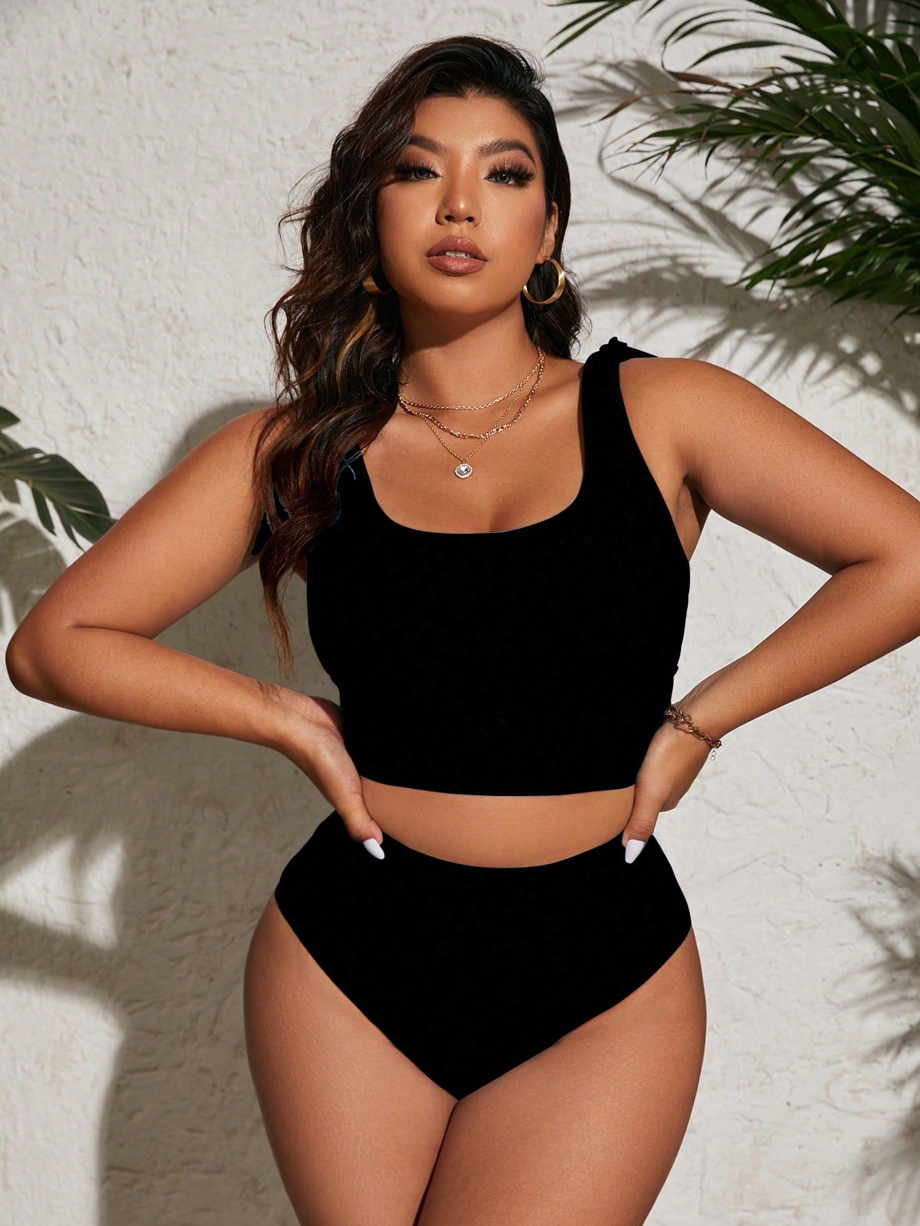 Tankini Plus Size Cintura Alta