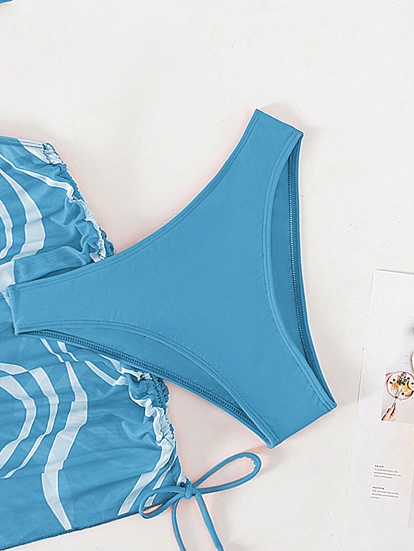 Biquíni Vestido 2 Peças Conjunto Azul