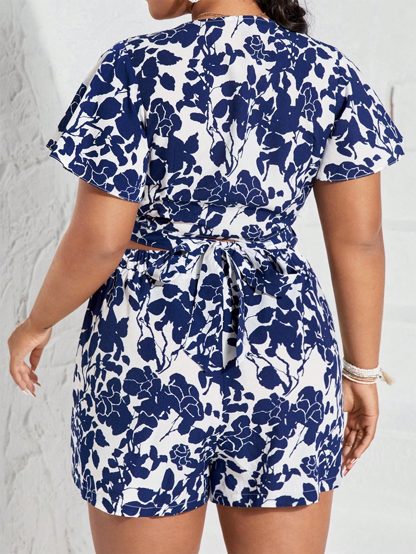 Conjunto Plus Size Tropical Butterfly