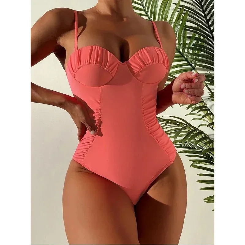 Maiô Praia Glamour – Elegância e Conforto com Efeito Push-Up