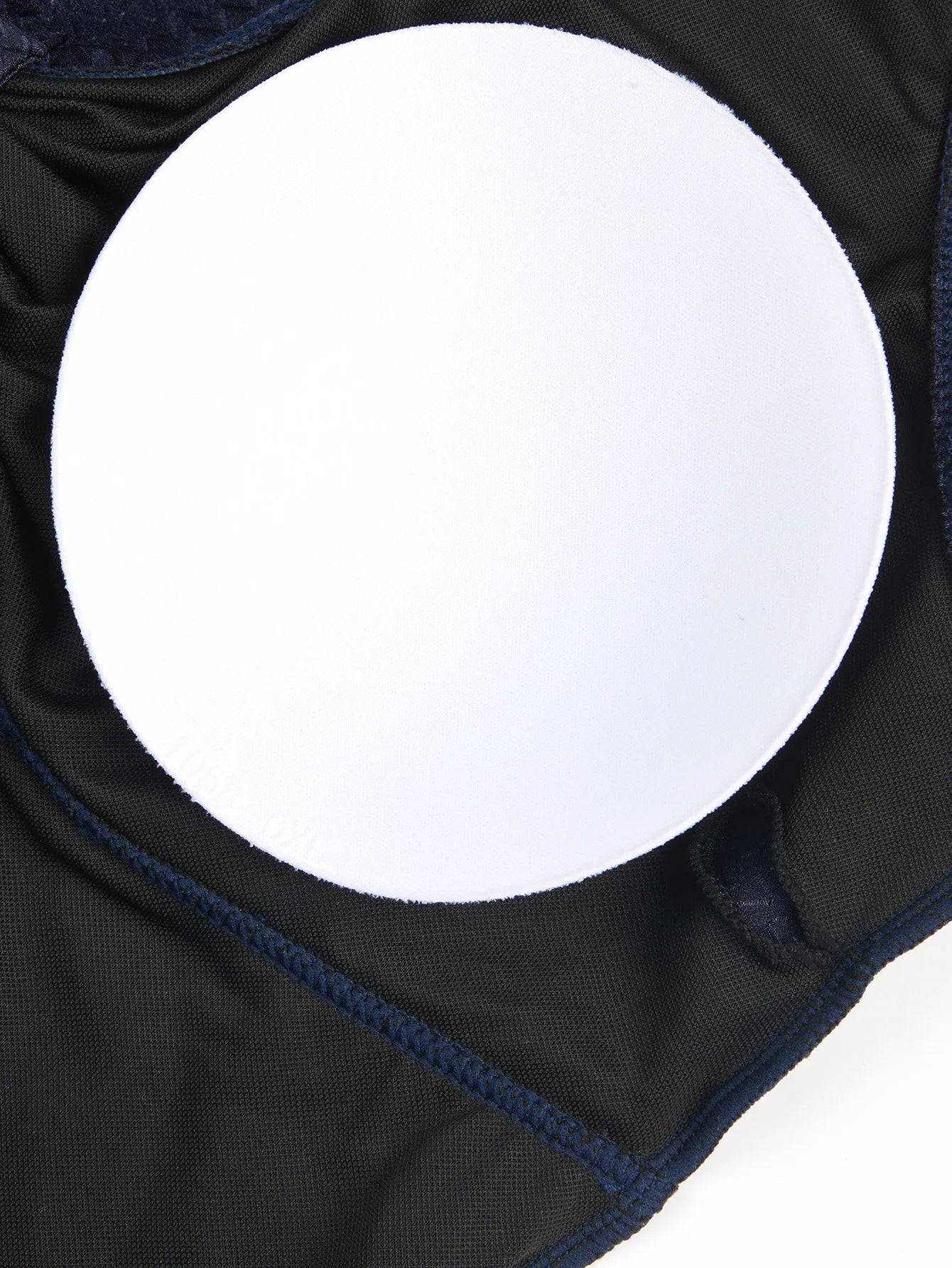 Maiô Plus Size Azul Escuro