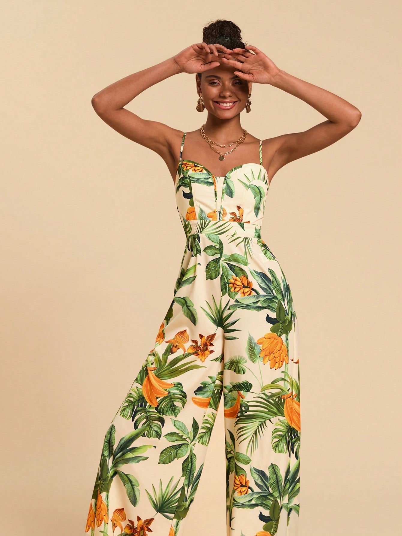 Macacão Tropicália Amanda