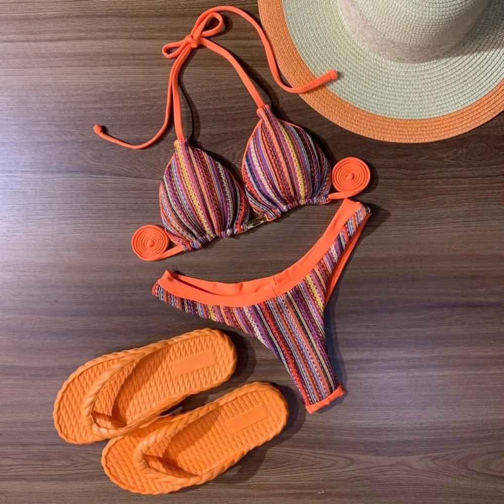 Biquini Croche - Laranja