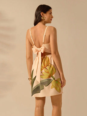 Vestido Curto Boho de Alcinha