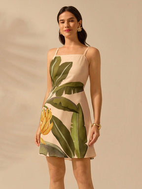 Vestido Curto Boho de Alcinha