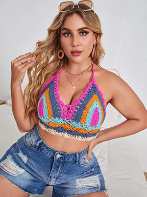 Biquíni Crochê Multicolorido