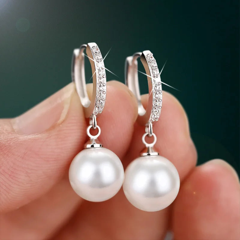 Brincos de Pérola de Água Doce Natural - Elegância Atemporal