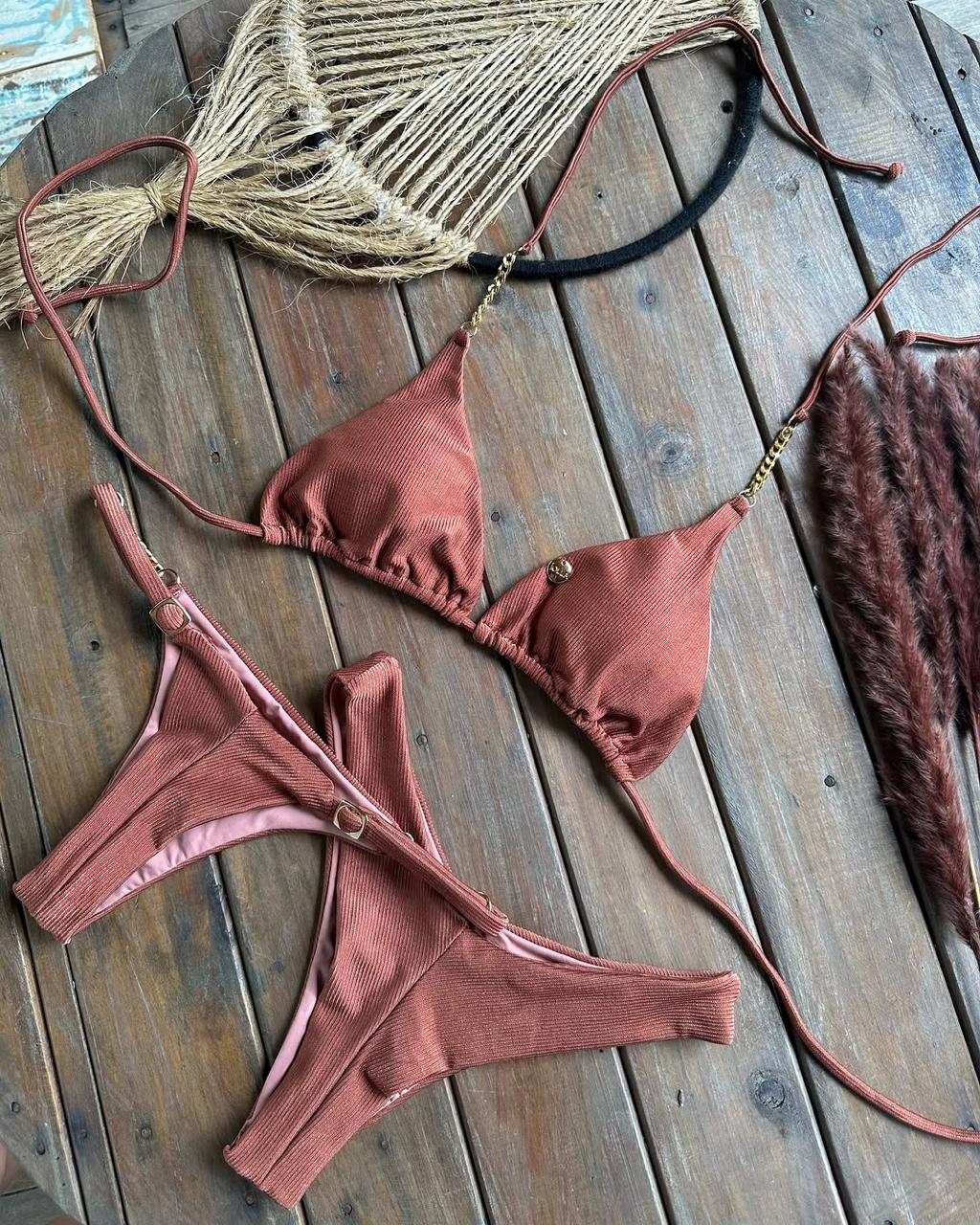 Biquíni expresso + saída de praia