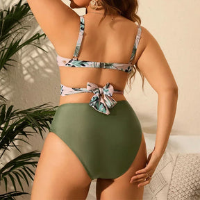 Biquíni Plus Size, 3 Peças