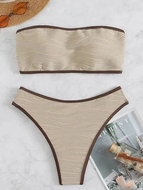 Biquíni Monocromático em Bandeau