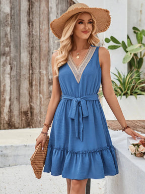 Vestido Boho de Praia Verano - Transpasse Feminino com Decote V