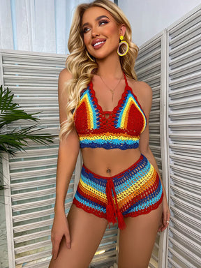 Biquíni Crochê Multicolorido