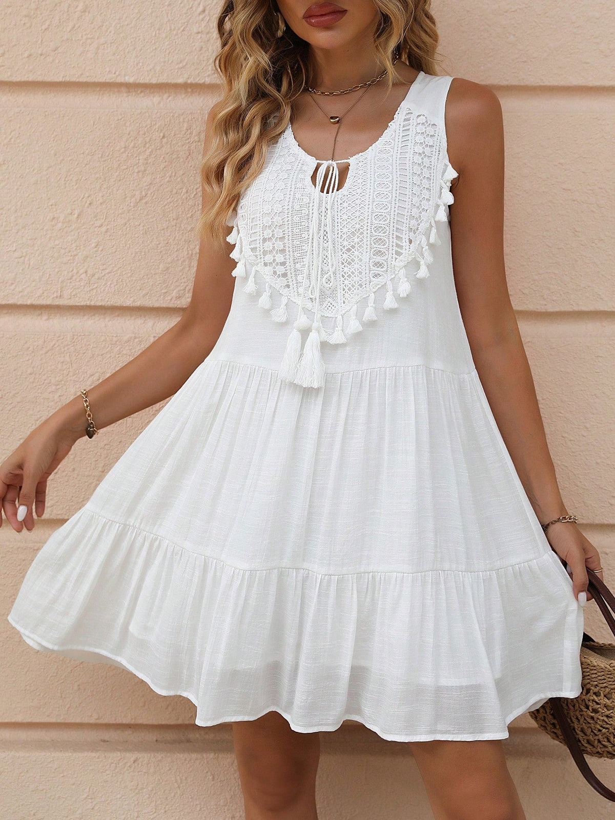 Vestido Helena Com Decote FruFru