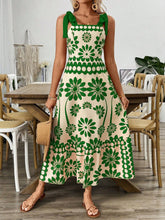Vestido Estilo Vintage com Estampa Floral