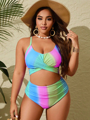 Maiô Plus Size Candy Wave