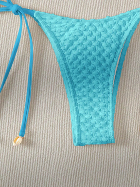 Biquíni Cortininha Iris - Azul M