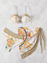 Conjunto de 3 Peças com Sutiã Push-Up