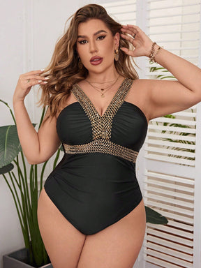 Maiô One-Piece com Detalhe de Ponto