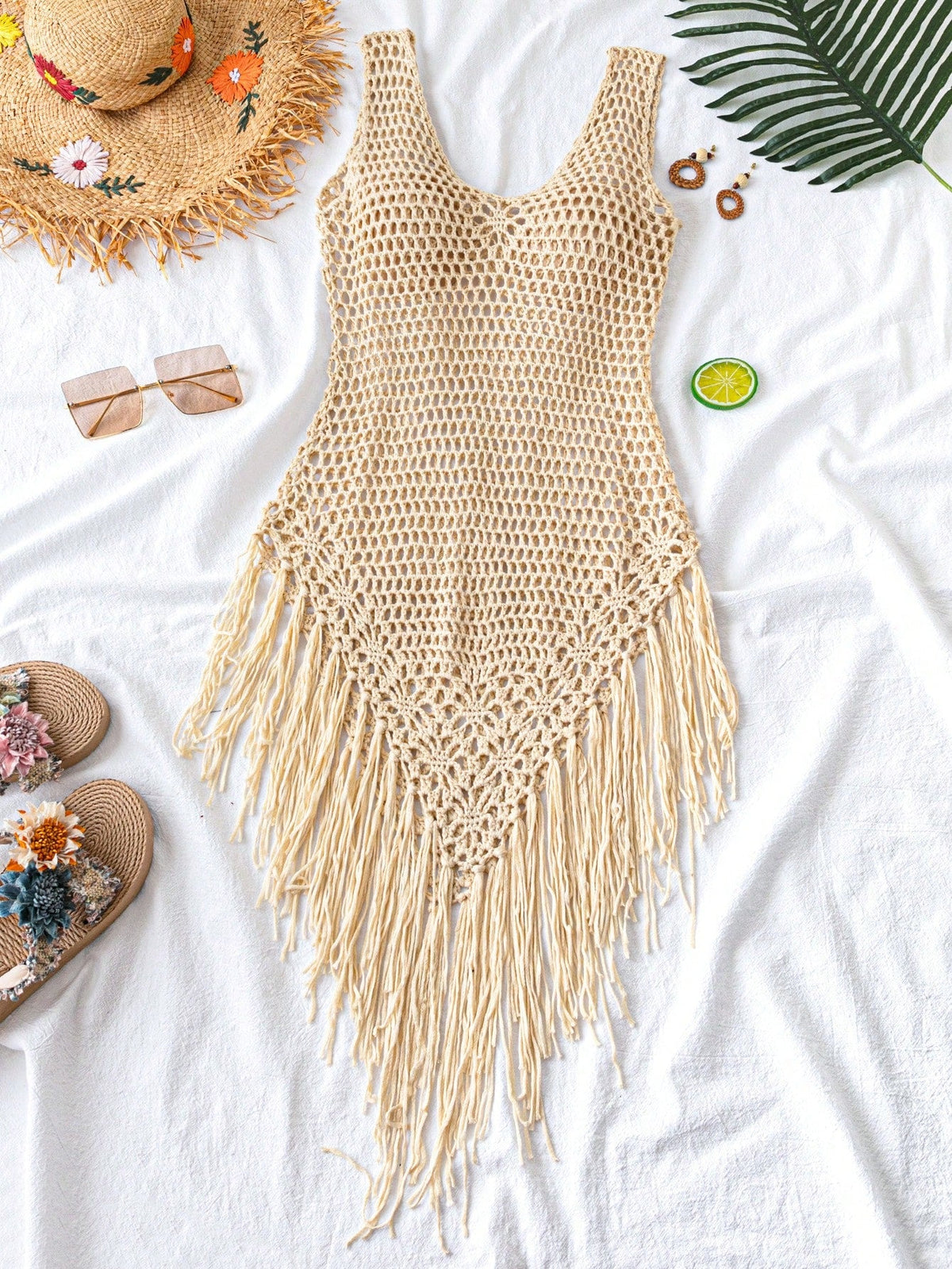 Saída de Praia Em Crochê Lavinia