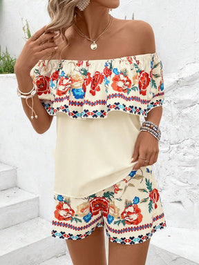 Flora Breeze: Conjunto de Verão com Top Tomara que caia