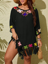 Saída De Praia Plus Size Noite Florida