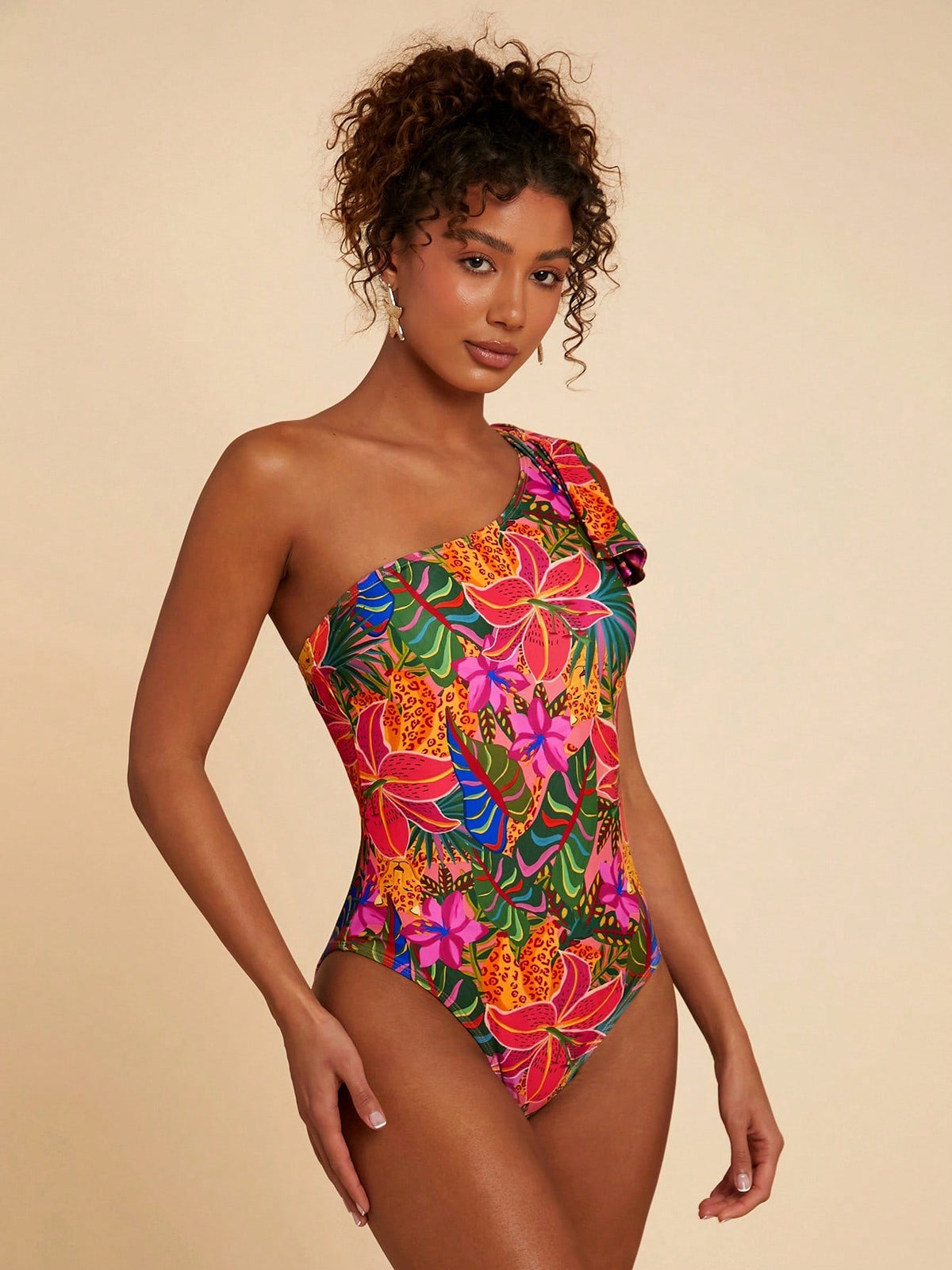 Maiô Pink Floral