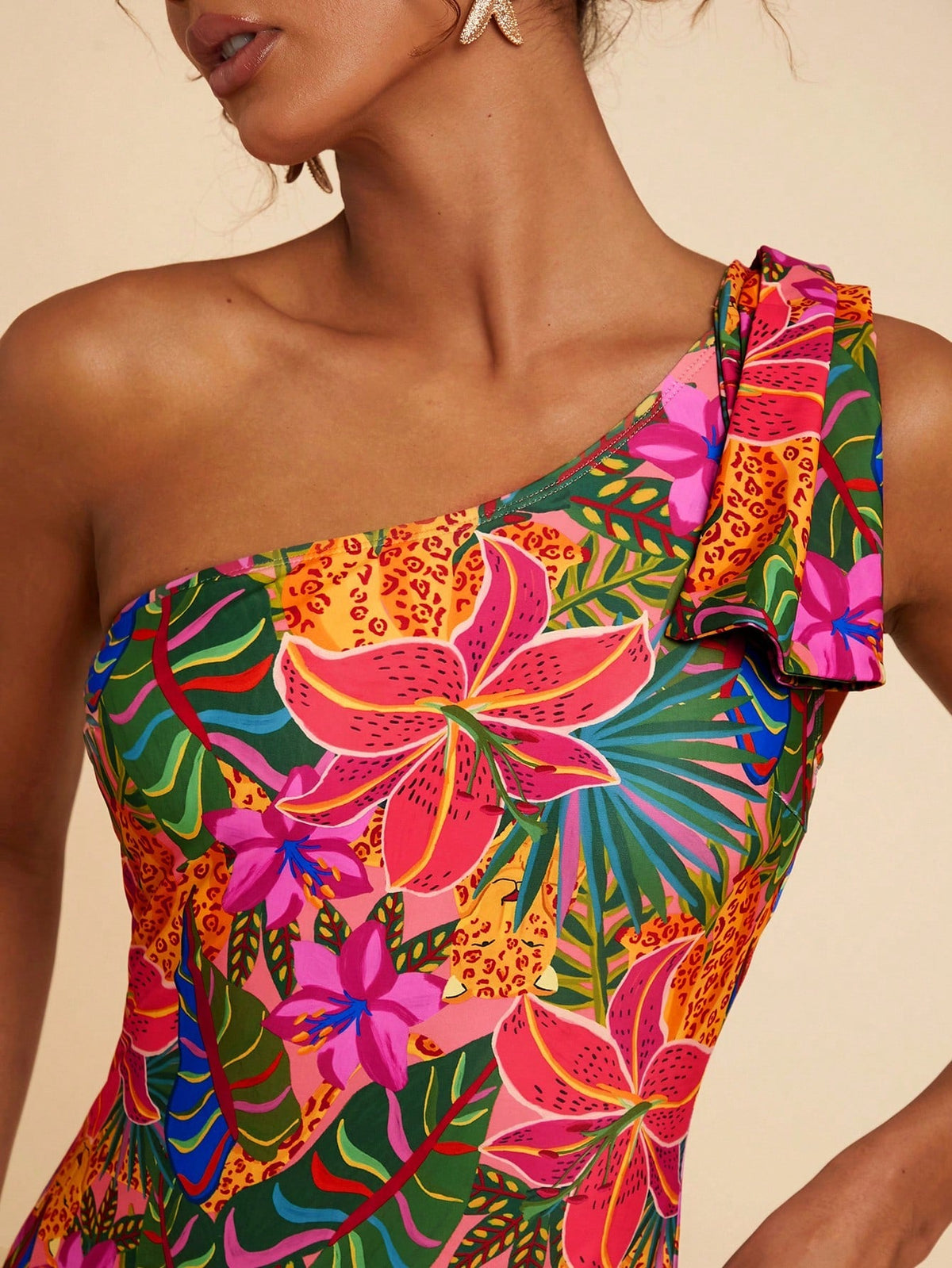 Maiô Pink Floral