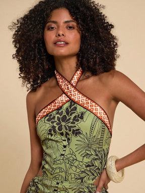 Vestido Tropical Elegante